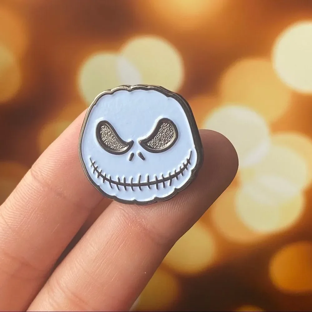 Jack Skull Enamel Pin/ Brooch